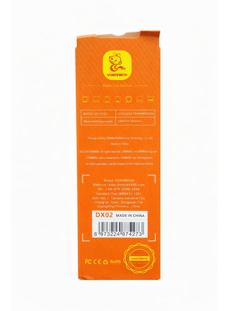 VDenmenV 2-meter 3.5mm AUX cable - Image 3